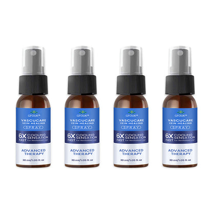 🇬🇧👨‍⚕️👍GFOUK® VascuCare Vein Healing Spray(Designed for Varicose veins, Spider veins, Deep vein Thrombosis, Chronic venous insufficiency, Venous ulcers, Thrombophlebitis and other venous issues)