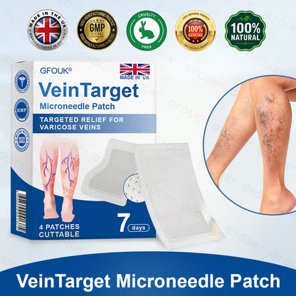 🇬🇧👨‍⚕️🥇✅GFOUK® VeinTarget Microneedle Patch⚡Instant Relief, Long-Term Results
